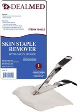 Dealmed Sterile Staple Removal Kit with Staple Remover and Gauze Sponge picture