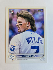 Topps 2022 Update Bobby Witt US100 RC Mullet Image Variation White Jersey Royals picture