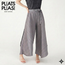 JAPAN  PLEATS PLEASE ISSEY MIYAKE loose versatile fashionable casual culottes picture