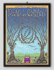 Deaad & Company 2018 Lockn Silkscreen Concert Poster 24x36in Unframed Wall Art picture