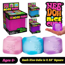 Needoh Nice Cube Sensory Fidget Toy, Stress Relief Squishy Cube, Assorted Colors picture