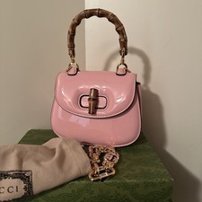 Gucci Bambo 1974 Small Bag with Gold Hardware Leather picture