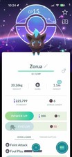 Shiny Background XXL Zorua (Lvl 1) 20k/1mil Dust Trade ONLY MALES LEFT AVAILABLE picture