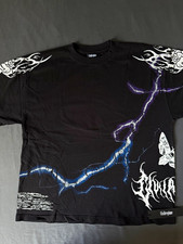 Civil Regime Graphic Logo Print Tee Shirt Black Crew Neck Short Sleeve Size S picture