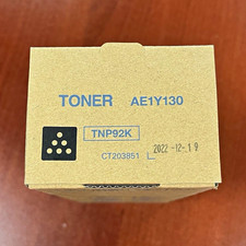 Genuine Konica Minolta TNP92 Toner Set CMYK OEM C3120i AE1Y130 230 330 430 picture
