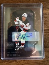 2024-25 Skybox Metal Universe - Luke Hughes #64 Autographs (AU) picture