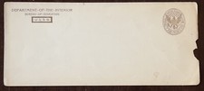 RARE UNUSED EARLY DEPARTMENT OF THE INTERIOR BUREAU OF EDUCATION USSG COVER picture