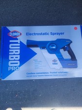 New Clorox Electrostatic  Sprayer Turbo Pro Blue/Black 29561 picture