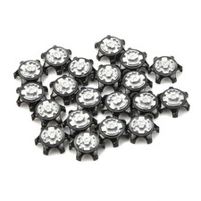 20PCS Soft Plastic Golf Shoe Spikes Replacement Cleat Fast Twist Black Plastic picture