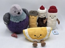 Jellycat Selfridges Exclusive Lot 5 Authentic Pigeon Charlie Chip Lemon Vinnie picture