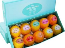 Bath Bombs Gift Set – Ten (10) Unique Scents in One Box, Relaxation in a Box picture