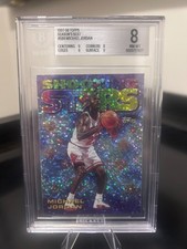 Michael Jordan 1997-98 Topps Season's Best Shooting Stars BGS 8 picture
