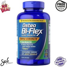 Osteo Bi-Flex Triple Strength with TURMERIC / 220 ct. / NEW & SEALED / Exp 2028 picture