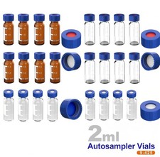 2ml Autosampler Vials HPLC Vial 9-425 Amber Vial with Screw Caps Sample Vials picture