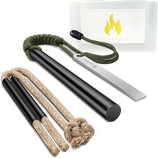 The Professional Ferro Rod Fire Starter Kits Including a 5 Ferro Rod and Two 12 picture