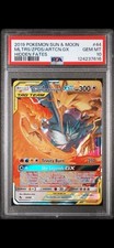 2019 Pokemon SM Hidden Fates Moltres & Zapdos & Articuno Tag Team GX PSA 10 5935 picture