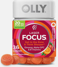 Olly Laser Focus Gummies Berry Tangy Tangerine – 2 Bottles (BOGO) picture