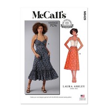 McCall's Sewing Pattern M8429 Misses' Top and Ruffle Skirt 8-16 Uncut picture