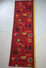 Vintage Scandinavian Christmas Table Runner Or Dresser Scarf  76