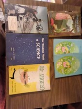 6 Vintage Children’s Book Lot-50's/70s 4 Paper 2 Dup Hard Copy 2 Educational. picture
