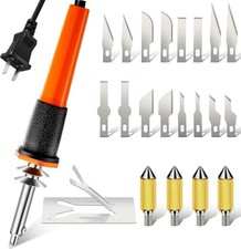22 Pieces Electric Hot Knife Cutter Tool Kit Include Heated Knife Plastic Cutter picture
