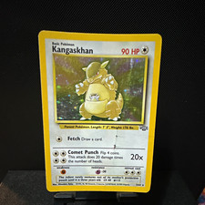 Wizards of the Coast Kangaskhan 5/64 Jungle Holo Rare 1999 vintage HP/Damaged  picture