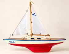 Vintage Seifert-Boot “Windy” German pond sailboat, approximately 13¾