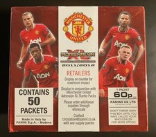 2011-12 Panini Adrenalyn XL Manchester United sealed cello box 50 packs Pogba RC picture
