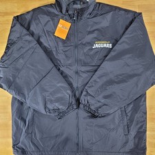 Dunbrooke Jacksonville Jaguars NFL Waterproof Windbreaker Full-Zip Sz XL BLK NEW picture