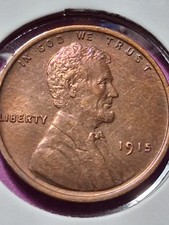 1915-P  LINCOLN CENT. MS/ BU/ RED.RARE & SCARCE. COLLECTORS CHOICE. picture