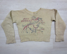 Vintage 1950s Roy Rogers & Trigger Norwich Sweatshirt Youth Toddler Athletic picture