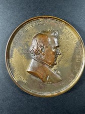 c1861 Dr Frederick Rose US Mint Bronze Medal Julian PE-29 Paquet picture