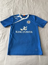 Leicester City Retro 2012/13 Home Football Shirt - Mens Size Small - Puma - Blue picture