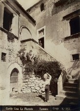 Giovanni Crupi, House, Taormina (215), Italy, Original Mounted Albumen Print picture