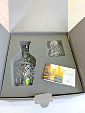 NOS Vintage Waterford Crystal Glenmede Bedside Carafe and Tumbler Set with Box picture