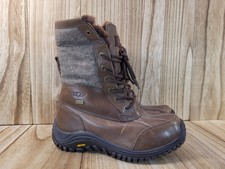 UGG Women's Adirondack II Boot Brown Tweed Waterproof Vibram Size 7 picture