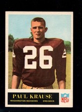 1965 Philadelphia #189 Paul Krause VG+ (RC) Redskins HOF *F5487 picture