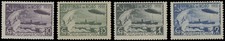 1931, SOVIET UNION, NORTH POLE ZEPPELIN FLIGHT, COMB PERFORATION, NH, SC#C30-33 picture