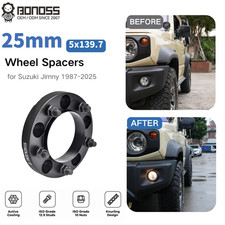 25mm BONOSS Forged 5X139.7 CB108.1 Wheel Spacers for Suzuki Jimny 1987-2025 picture