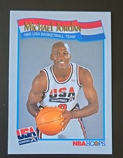 Michael Jordan GOAT 1991-92 NBA Hoops - USA Basketball DREAM TEAM #579 picture