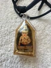 REAL THAI GHOST AMULET MALE PENANG BONE OIL TAKRUT UBER RARE NOT A TOURIST PIECE picture
