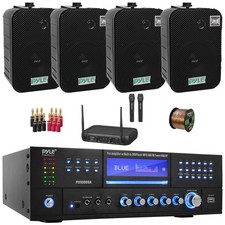 Pyle Bluetooth Multimedia MP3 Receiver, 4x 5.25