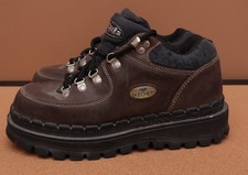 Vintage Y2K Skechers 7926 Womens 9 Brown Leather Platform Chunky Hiking Shoes picture