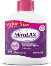 MiraLAX Laxative Powder 45 Days - 26.9 Oz - Value Size - Fresh Supply picture