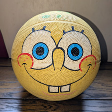 Vintage 2005 Viacom SpongeBob SquarePants Yellow Basketball Ball Nickelodeon picture