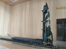 Using Liliput Metal Wheels V2 Missile Ho Scale DC DRG Railway Transport Vehicle picture