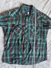 Men’s Wrangler Shirt vintage 90s pearl snaps picture