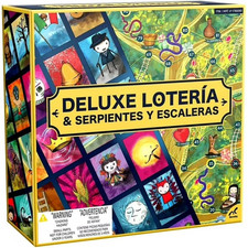 DELUXE LOTERIA & SERPIENTES Y ESCALARAS TRADITIONAL MEXICAN BOARD GAME *NEW picture