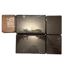 Lot Of 5pc Genuine Hammond Diecast Aluminium Enclosure Box - Black picture