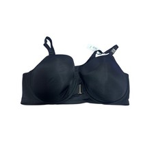 Torrid 38DDD Black T-Shirt Front-Close Lightly Lined Ultimate Smoothing Bra NEW picture